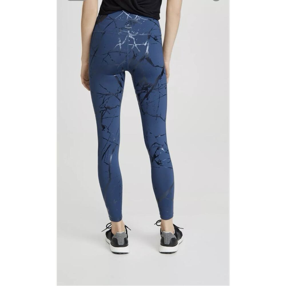 Beyond Yoga Lost Your Marbles High Waisted 7/8 Length Blue Leggings Size Small - Picture 4 of 13